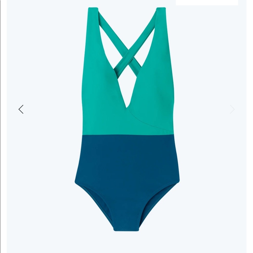 Summersalt Deep Dive one piece in seaglass & seaweed, size 10. Like new.